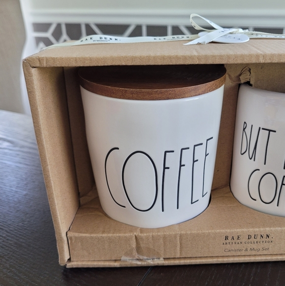 Rae Dunn COFFEE Canister & Mug Set ☕ 😍 - Picture 2 of 4